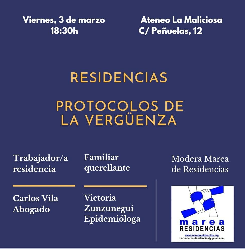 Residencias. Los protocolos de la vergüenza con Carlos Vila y Victoria Zunzunegui